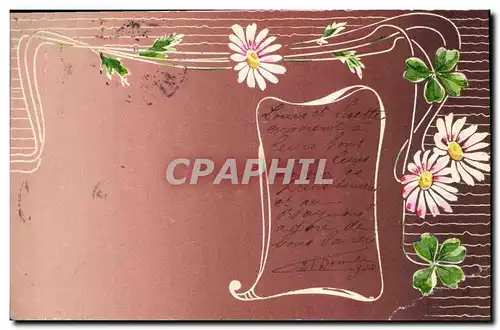Cartes postales Fantaisie Fleurs