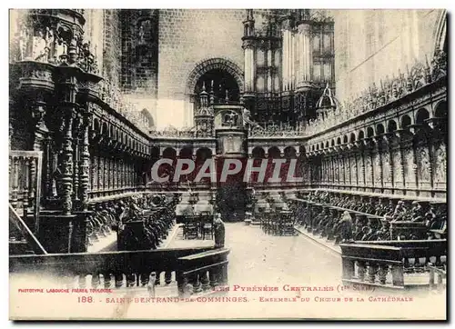 Cartes postales Orgue Saint Bertrand de Comminges Ensemble du choeur de la cathedrale