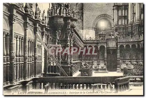 Ansichtskarte AK Orgue Saint Bertrand de Comminges Interieur de la cathedrale Le choeur