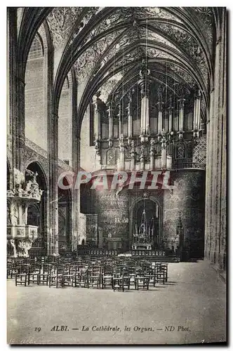 Cartes postales Orgue Albi La cathedrale des orgues