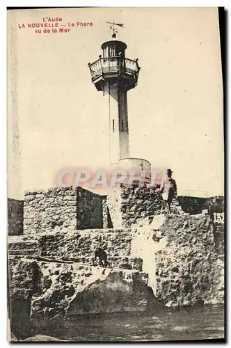 Cartes postales La Nouvelle Le Phare vu de la mer