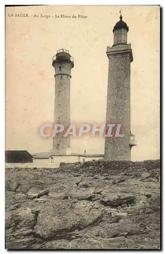 Cartes postales Phare La Baule Au large Le phare du Pilier