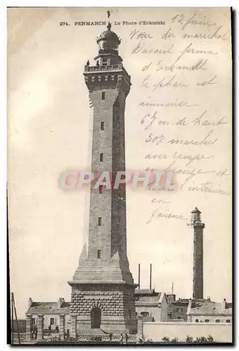 Cartes postales Phare d&#39Eckmuhl Penmarch