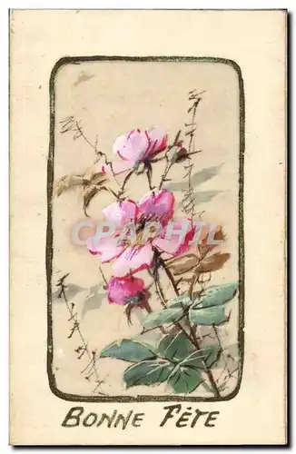 Cartes postales Fantaisie Toilee Fleurs