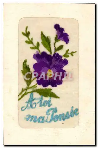 Cartes postales Fantaisie Toilee Fleurs