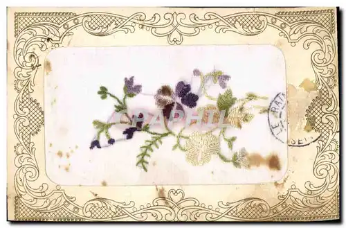 Cartes postales Fantaisie Toilee Fleurs