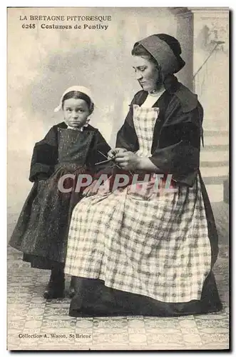 Cartes postales Folklore Costumes de Pontivy