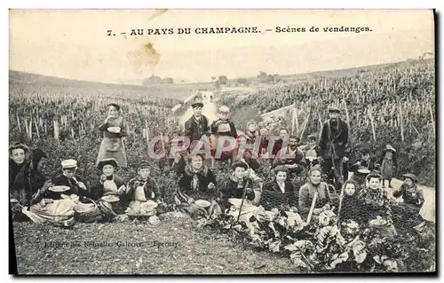 Ansichtskarte AK Folklore Vin Scenes de Vendanges