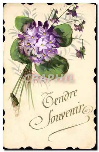 Cartes postales Fantaisie (dessin a la main) Fleurs