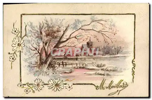 Cartes postales Fantaisie (dessin a la main) Village