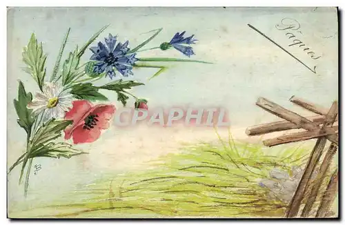 Cartes postales Fantaisie (dessin a la main) Fleurs