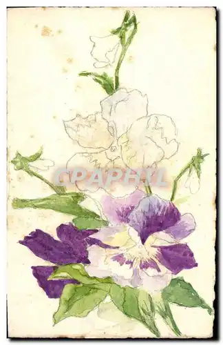 Cartes postales Fantaisie (dessin a la main) Fleurs