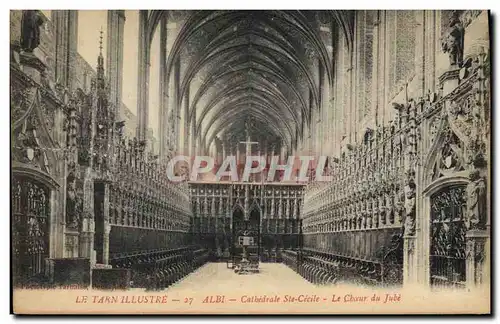 Ansichtskarte AK Orgue Albi Cathedrale Ste Cecile le choeur du jube