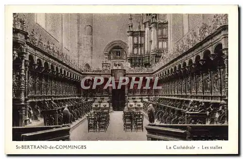 Ansichtskarte AK Orgue Saint Bertrand de Comminges La cathedrale Les stalles