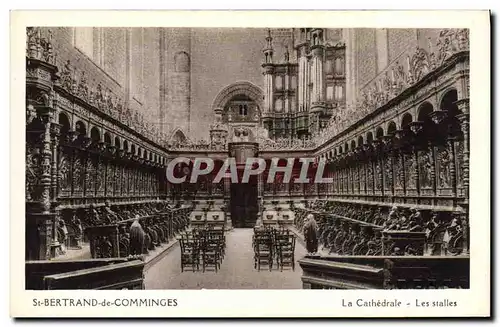 Cartes postales Orgue Saint Bertrand de Comminges La cathedrale Les stalles