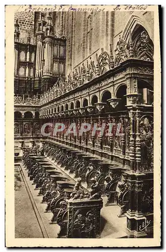 Cartes postales Orgue Saint Bertrand de Comminges Les stalles et orgues