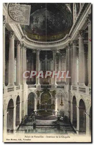 Ansichtskarte AK Orgue Palais de Versailles Interieur de la chapelle