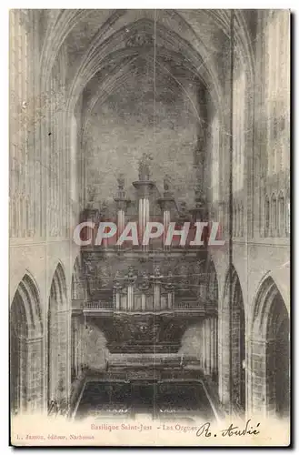 Ansichtskarte AK Orgue Basilique St Just Les orgues
