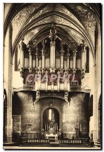 Cartes postales Orgue Cathedrale d&#39Albi L&#39autel paroissial Le grand orgue