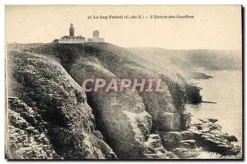 Ansichtskarte AK Phare Le Cap Frehel L&#39entree des Gouffres