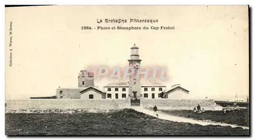 Ansichtskarte AK Phare et semaphore du Cap Frehel