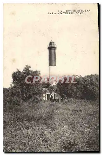 Ansichtskarte AK Phare de Terre Negre Environs de Royan