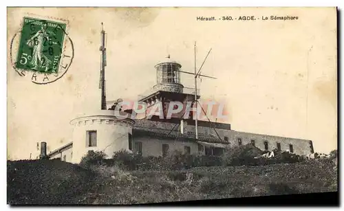 Cartes postales Phare Agde Le semaphore