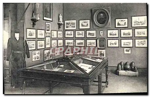 Cartes postales Militaria Salle du siege de 1870 Ensemble
