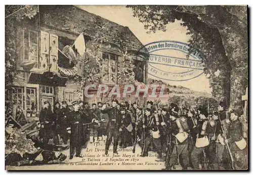 Cartes postales Militaria Les dernieres cartouches Bazelles Ardennes