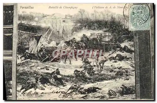 Cartes postales Militaria Versailles Bataille de Champigny