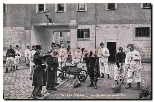 Ansichtskarte AK Brouette A la caserne La corvee de quartier