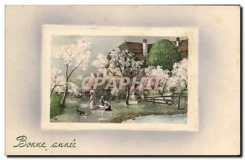 Cartes postales Fantaisie Bonne annee