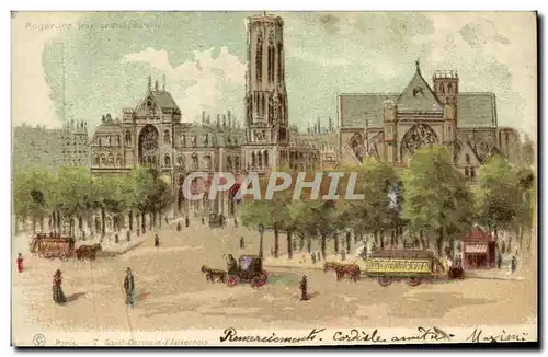 Ansichtskarte AK Carte transparente Paris Saint Germain l&#39Auxerrois