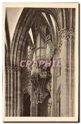 Ansichtskarte AK Orgue Cathedrale de Strasbourg