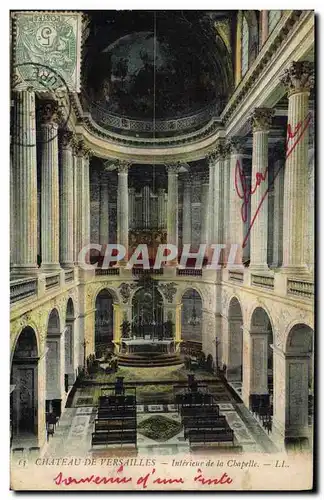 Ansichtskarte AK Orgue Chateau de Versailles Interieur de la chapelle