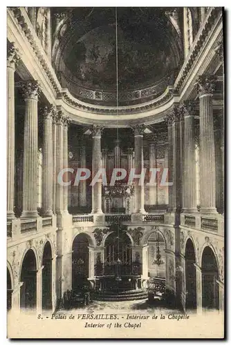 Ansichtskarte AK Orgue Palais de Versailles Interieur de la chapelle