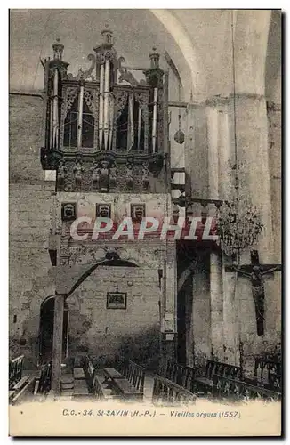 Cartes postales Orgue St Savin Les vieilles orgues