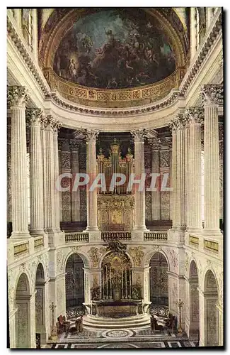 Ansichtskarte AK Orgue Chateau de Versailles Vue interieure de la chapelle