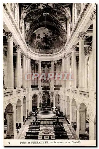 Cartes postales Orgue Palais de Versailles Interieur de la chapelle