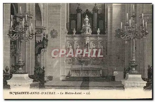 Cartes postales Orgue Sainte Anne d&#39Auray Le maitre autel