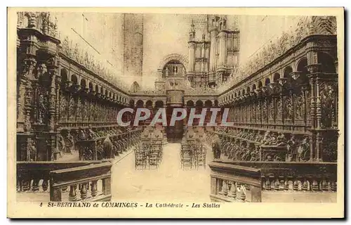 Cartes postales Orgue St Bertrand de Comminges Les stalles La cathedrale