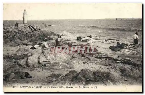 Ansichtskarte AK Phare Saint Nazaire La Pointe Villez Martin