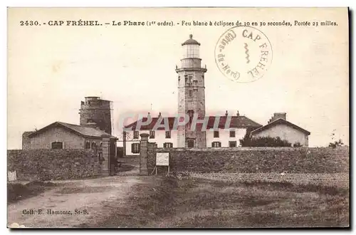 Cartes postales Phare Cap Frehel Feu blanc a eclipses