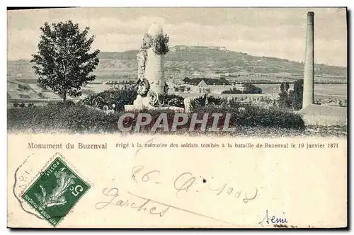 Cartes postales Militaria Guerre de de 1870 Monument du Buzenval