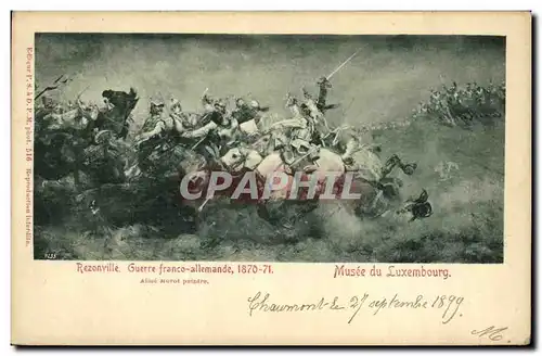 Cartes postales Militaria Guerre de de 1870 Rezonville Musee du Luxembourg