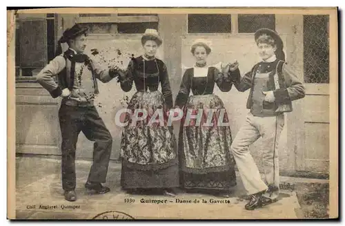 Cartes postales Folklore Quimper Danse de la Gavotte