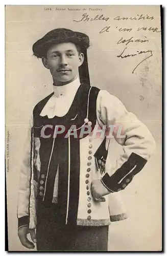 Ansichtskarte AK Folklore Jeune homme de Pontivy