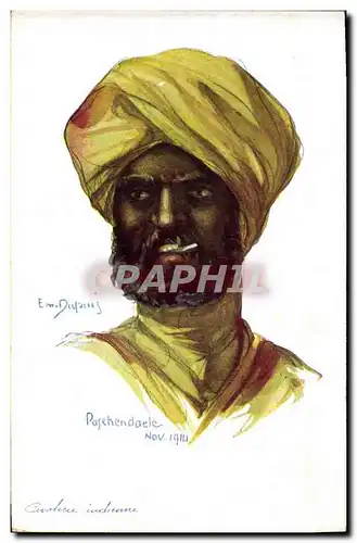 Cartes postales Fantaisie Illustrateur Dupuis Militaria Cavalerie indienne