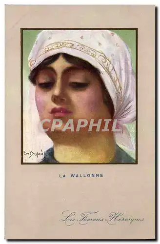 Cartes postales Fantaisie Illustrateur Dupuis La Wallonne