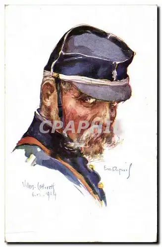 Cartes postales Fantaisie Illustrateur Dupuis Militaria